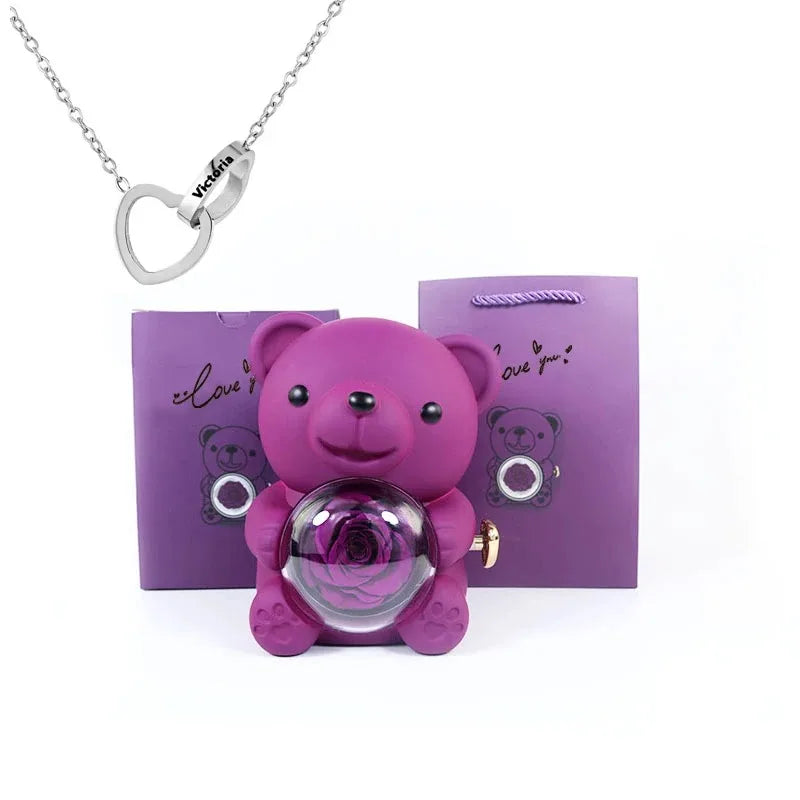 Oso Eterno & Collar Personalizado