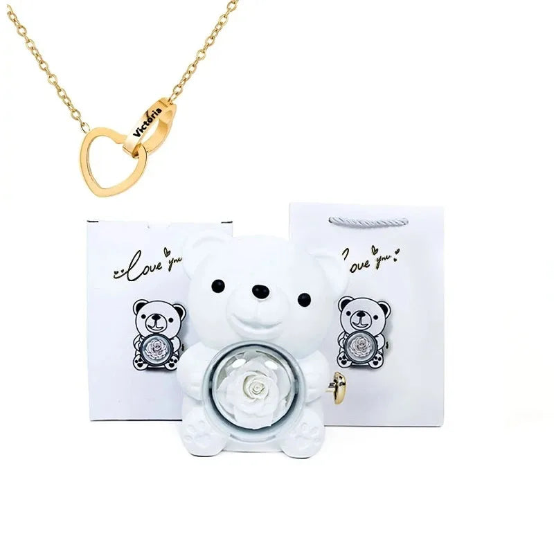 Oso Eterno & Collar Personalizado
