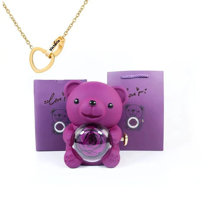 Oso Eterno & Collar Personalizado